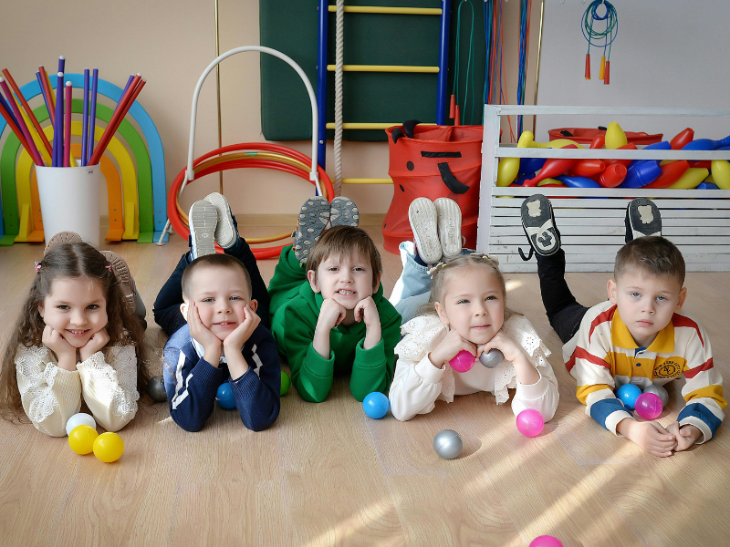 kids on the floor